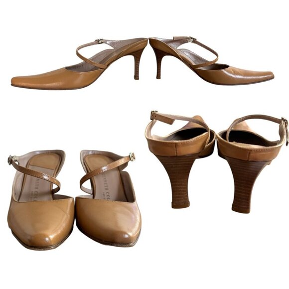 90'S HEELS VINTAGE KENNETH COLE NY MADE IN ITALY POINTED TOE PUMPS HEELS SZ. 7 - Picture 4 of 5